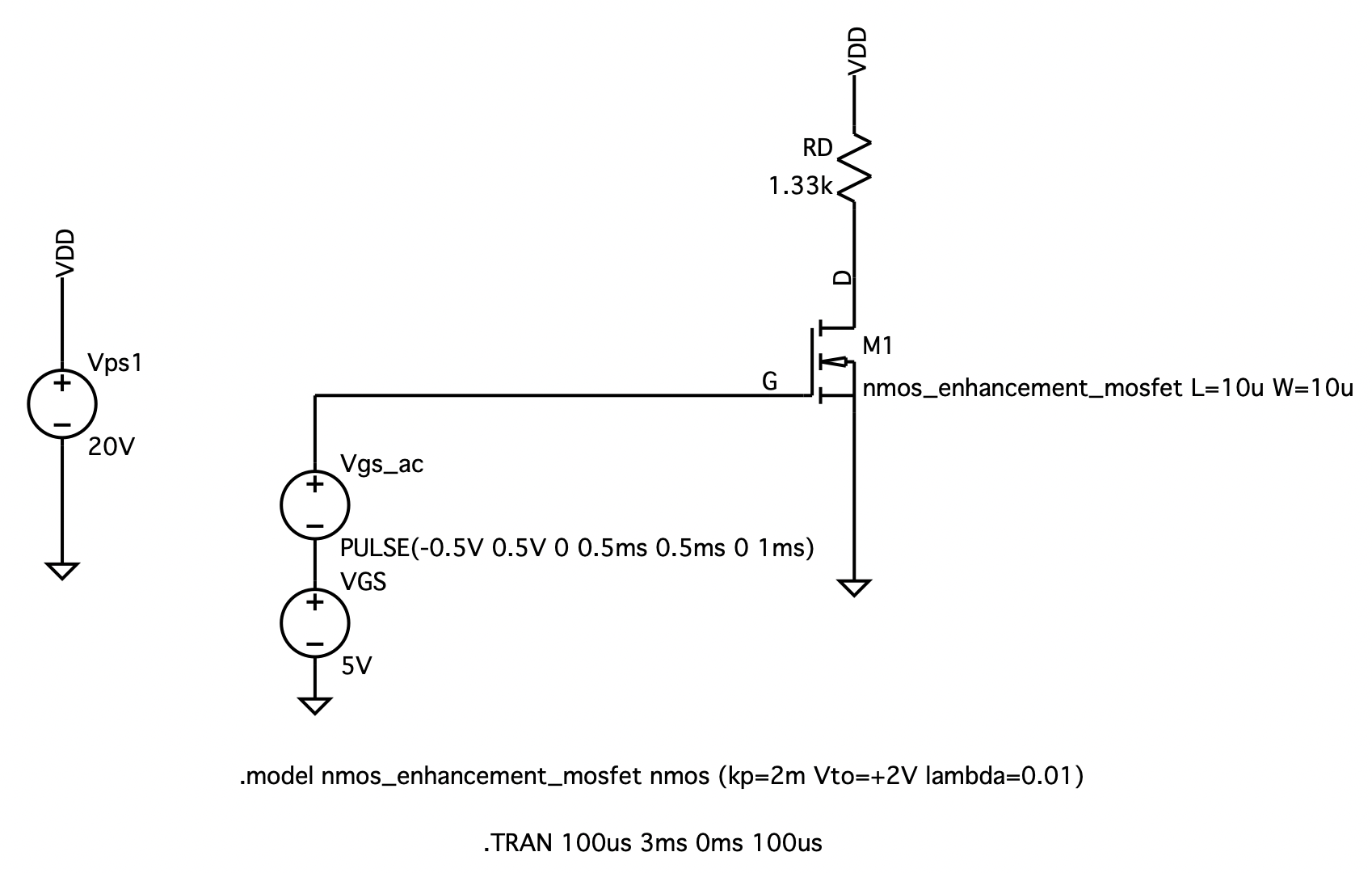 Model pmos_depletion_mosfet